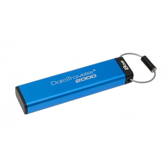 Kingston Technology DataTraveler 2000 8GB unidad flash USB USB tipo A 3.2 Gen 1 (3.1 Gen 1) Azul