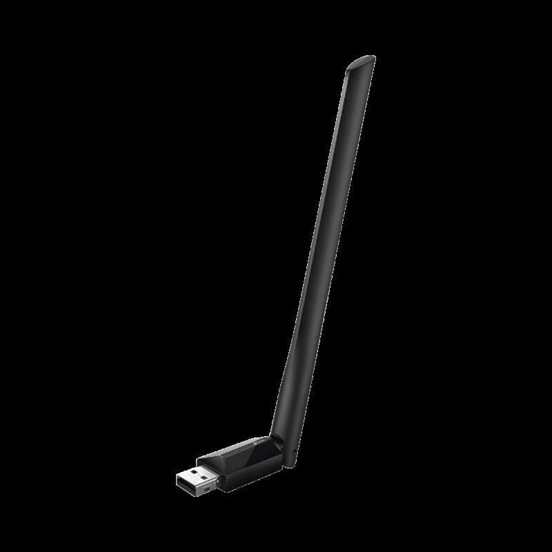Adaptador  USB inalámbrico doble banda AC 600 Mbps, antena de alta ganancia. ARCHER-T2U-PLUS