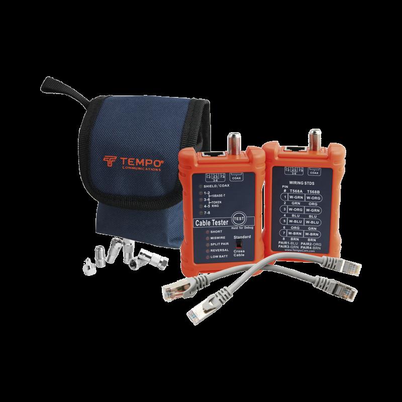 Tester Profesional para mapeo de cables de red/coaxiales PA1594