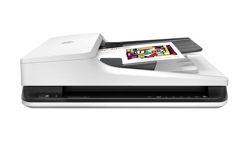 HP Scanjet Pro 2500 f1 1200 x 1200 DPI Escáner de base plana y ADF Negro, Blanco A4
