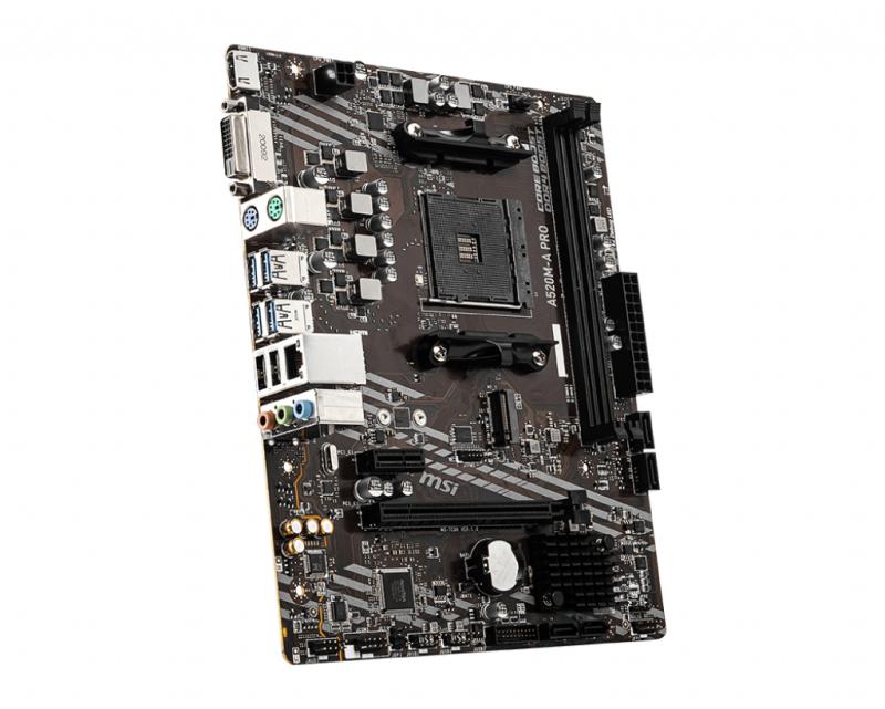 MSI A520M-A PRO Enchufe AM4 Micro ATX AMD A520