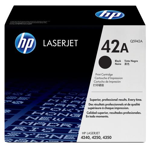 HP 42X 1 pieza(s) Original Negro