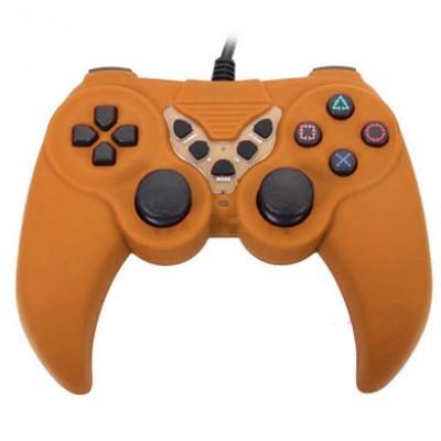 CONTROL PARA JUEGOS PS II Y PS III COLOR NARANJA (656545N) - 