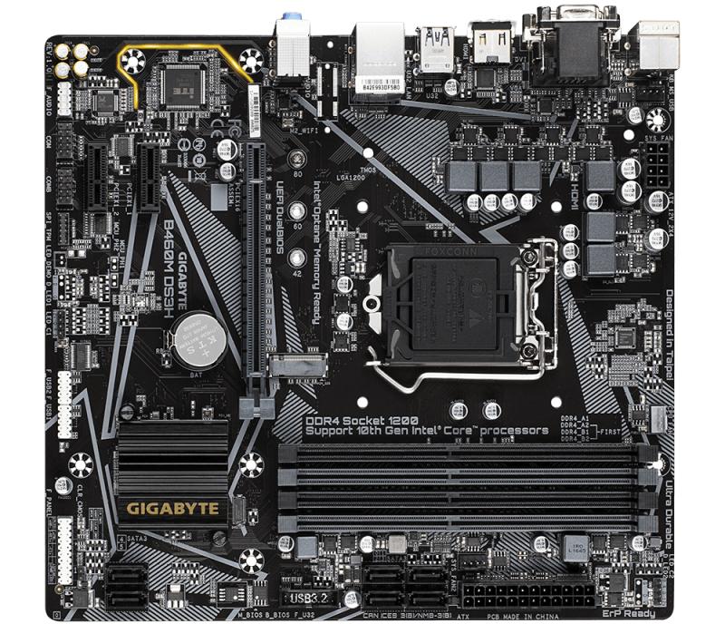 Gigabyte B460M DS3H placa base LGA 1200 Micro ATX