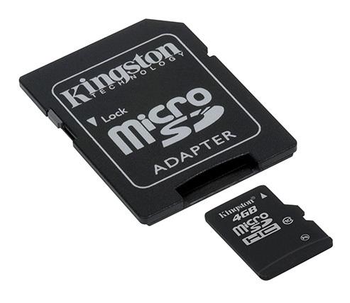 Kingston Technology 4GB microSDHC Card