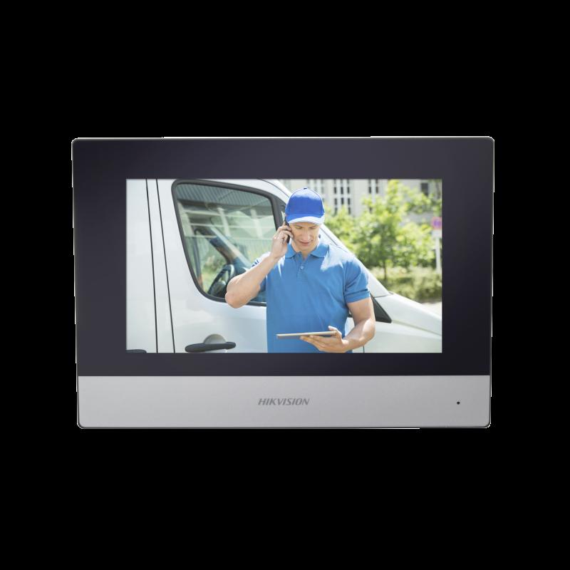 Monitor IP WiFi Touch Screen 7\" para Videoportero IP  / Vídeo en Vivo / PoE Estándar / Apertura R