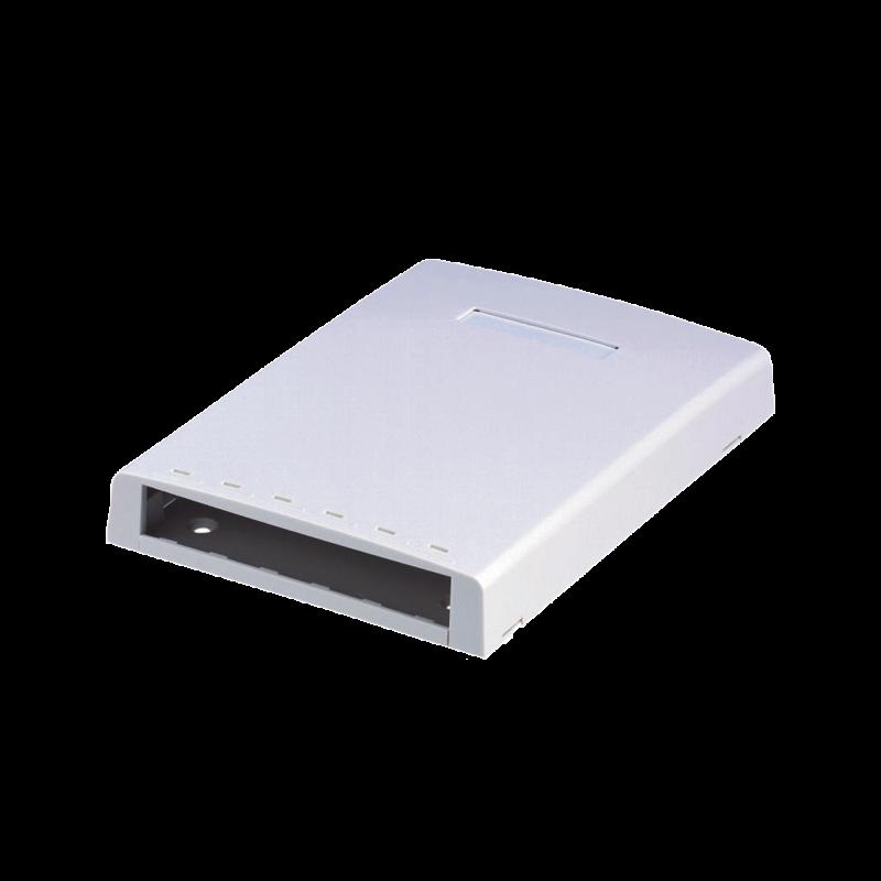 Caja de Montaje en Superficie, Con Accesorio para Resguardo de Fibra Óptica, Para 6 Módulos Mini-C