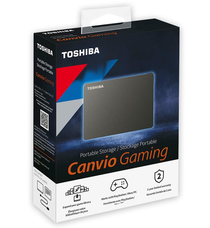 Toshiba Canvio Gaming disco duro externo 4000 GB Negro