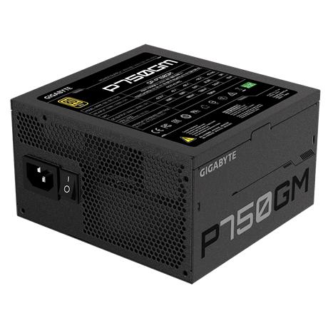 Gigabyte P750GM unidad de fuente de alimentación 750 W 20+4 pin ATX ATX Negro