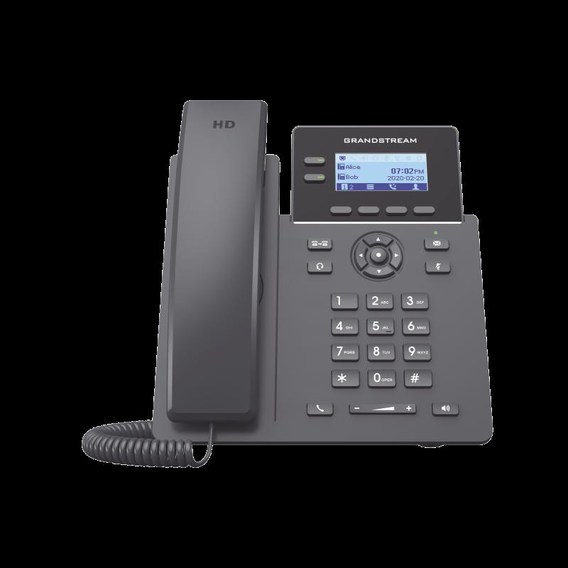 Teléfono IP Grado Operador, 2 líneas SIP con 4 cuentas, PoE, codec Opus, IPV4/IPV6 con gestión en