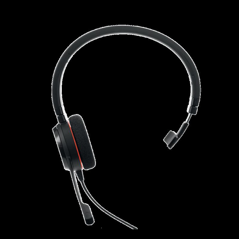 Jabra Evolve 20 Mono con conexión USB, micrófono con cancelación de ruido de última generación,