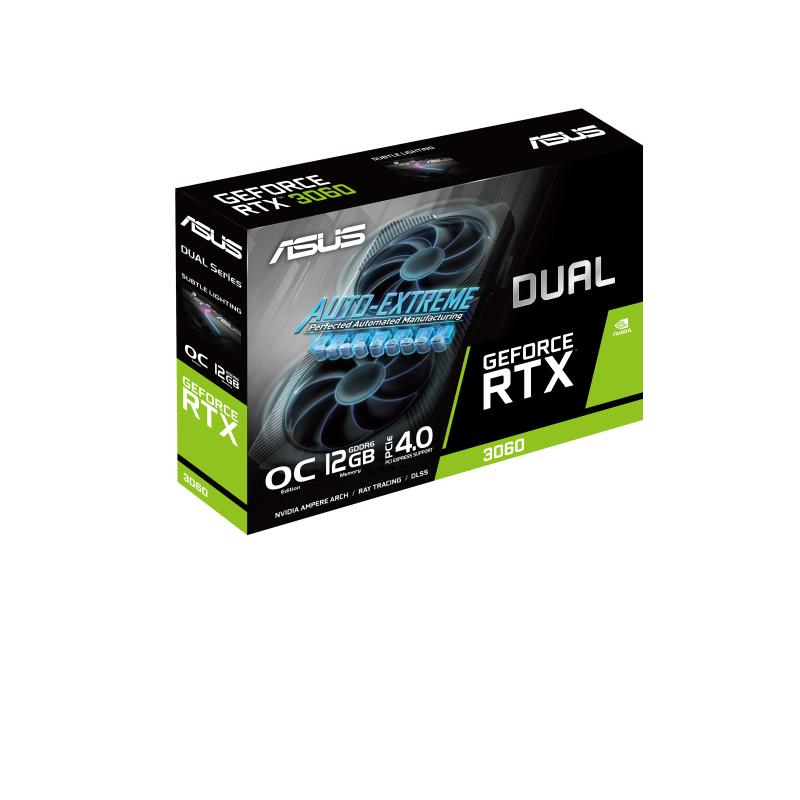 ASUS Dual -RTX3060-O12G NVIDIA GeForce RTX 3060 12 GB GDDR6