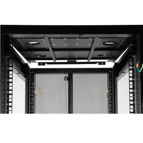 Tripp Lite SR42UBWDSP1 Gabinete Smartrack Ancho de Profundidad Estándar de 42U con Puertas, Paneles