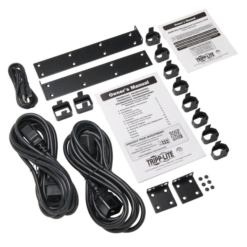 Tripp Lite PDUMH20HVATNET PDU Monofásico Controlable con Switch de Transferencia Automática 3.8kW,