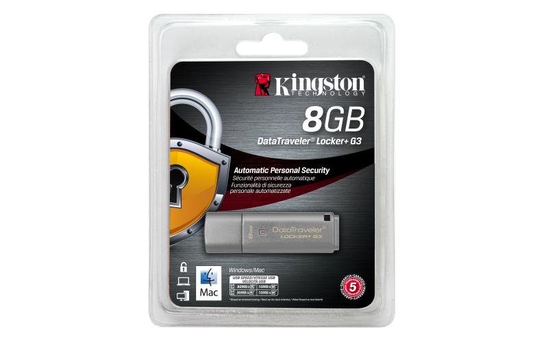 Kingston Technology DataTraveler Locker+ G3 8GB