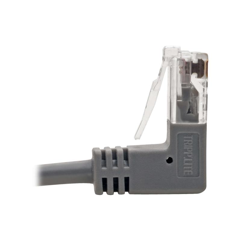 Tripp Lite N201-SR1-GY Cable Ethernet (UTP) Patch Delgado Moldeado Snagless Cat6 Gigabit (RJ45 M/M) 