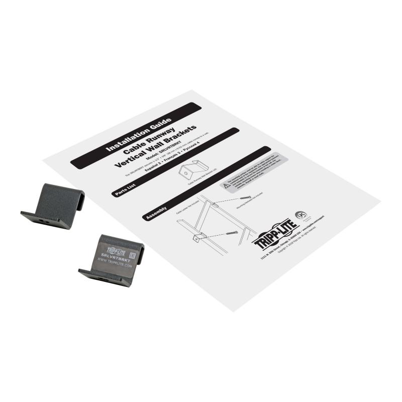 Tripp Lite SRLVRTBRKT Soportes Verticales para Pared para Canaleta para Cables, Recta