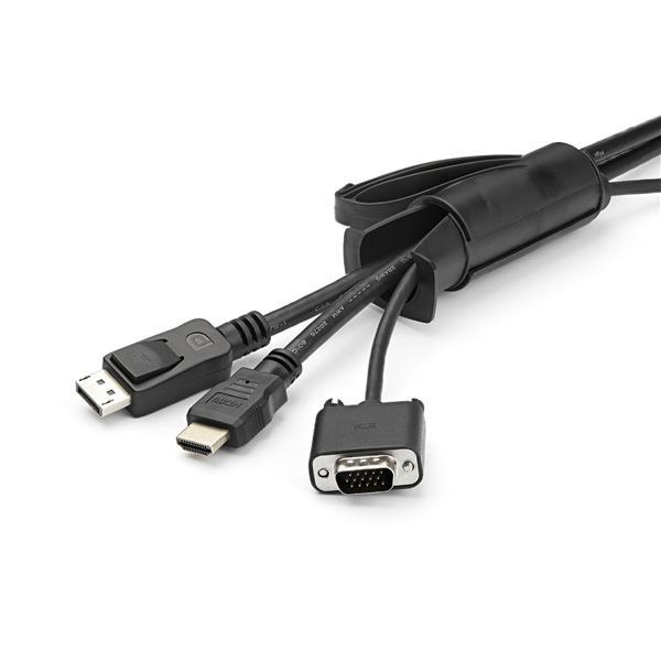 StarTech.com Tubo Organizador de Cables de 2.5m con 25mm de Diámetro - Tipo Espiral