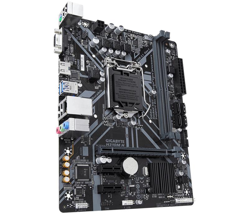 Gigabyte H310M H placa base Intel® H310 LGA 1151 (Zócalo H4) Micro ATX