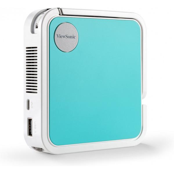 Viewsonic M1 mini video proyector Proyector portátil 120 lúmenes ANSI LED WVGA (854x480) Blanco