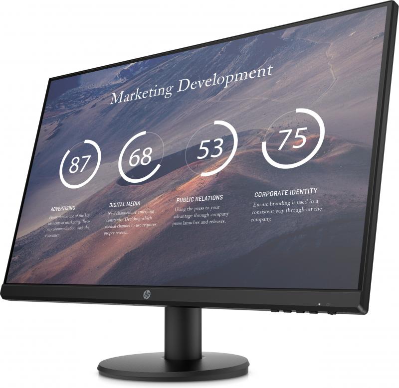 HP P27v G4 68.6 cm (27") 1920 x 1080 Pixeles Full HD LCD Negro