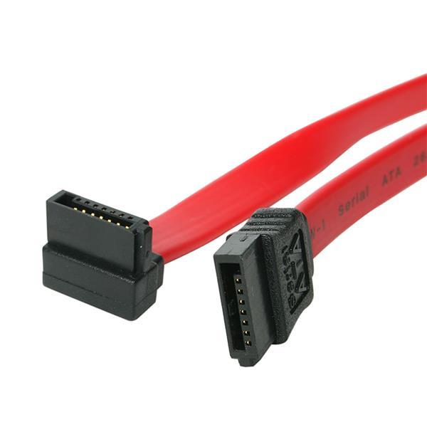 StarTech.com Cable 60cm SATA Serial ATA en Ángulo Recto Derecho Acodado en L - 2x Serial ATA Macho