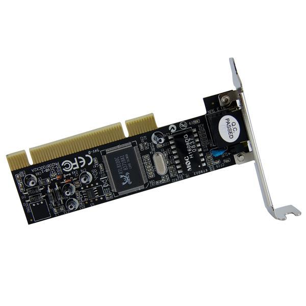 StarTech.com Adaptador Tarjeta de Red NIC PCI de Perfil Bajo de 1 Puerto Fast Ethernet 10/100Mbps RJ