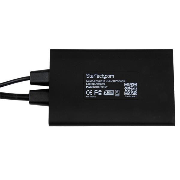StarTech.com Consola Portátil KVM para Laptop - Adaptador Crash Cart para Convertir una Laptop en C