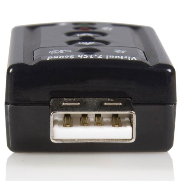 StarTech.com Tarjeta de Sonido 7.1 Virtual USB Externa Adaptador Convertidor