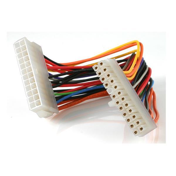StarTech.com Cable de Extensión de 20cm de 24 Pines de Alimentación para Fuente de Poder ATX