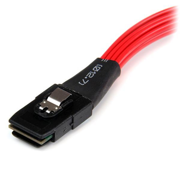 StarTech.com Cable 50cm Mini SAS Serial Attached SCSI SFF 8087 a 4x SATA Reversible - mSAS iSAS Inte