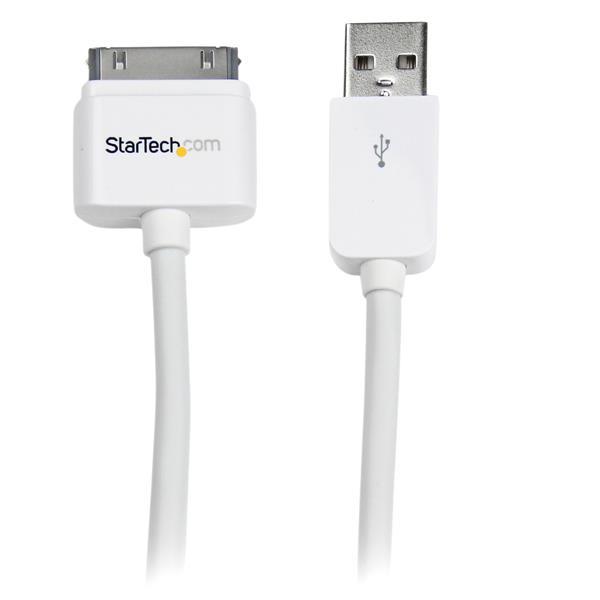 StarTech.com Cable Cargador de 3m Conector Dock Connector de 30 Pines de Apple a USB 2.0 iPod, iPhon