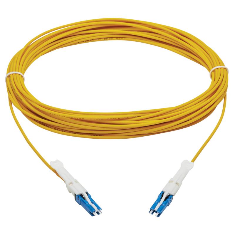Tripp Lite N381C-10M Cable de Fibra Óptica Dúplex Monomodo 8.3µm / 125µm OS2 de 400G (CS-UPC/CS-