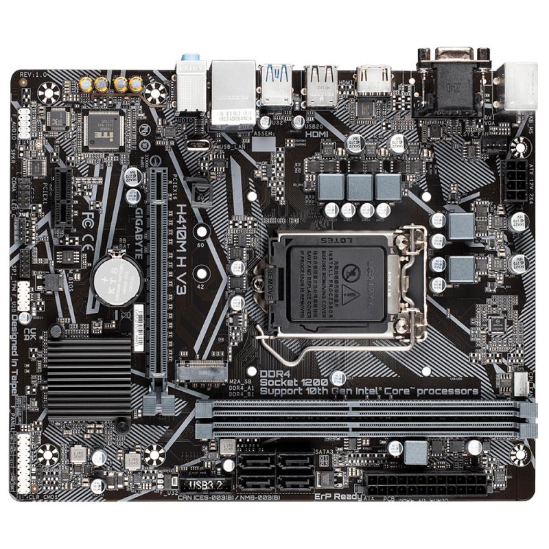 Gigabyte H410M H V3 placa base Intel H510 LGA 1200 Micro ATX