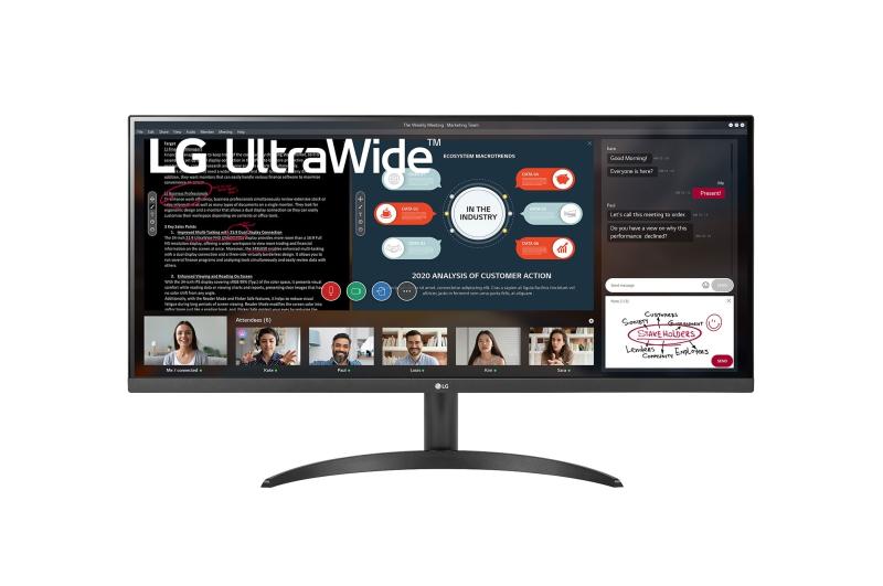 LG 34WP500-B monitor de computadora 86.4 cm (34") 2560 x 1080 Pixeles UltraWide Full HD LED Negro