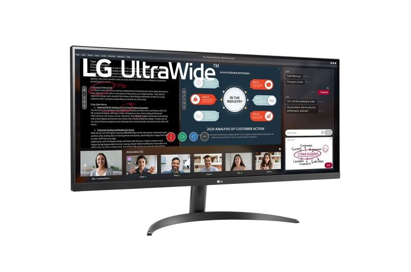 LG 34WP500-B monitor de computadora 86.4 cm (34") 2560 x 1080 Pixeles UltraWide Full HD LED Negro