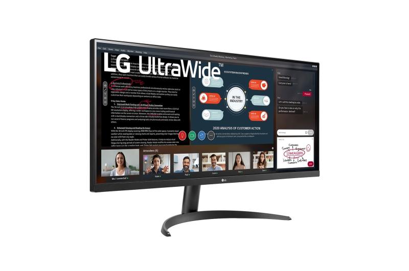 LG 34WP500-B monitor de computadora 86.4 cm (34") 2560 x 1080 Pixeles UltraWide Full HD LED Negro