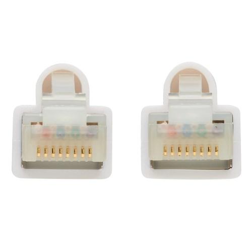 Tripp Lite N262AB-007-WH Cable Ethernet S/FTP Antibacteriano Snagless Certificado Cat6a 10G (RJ45 M/
