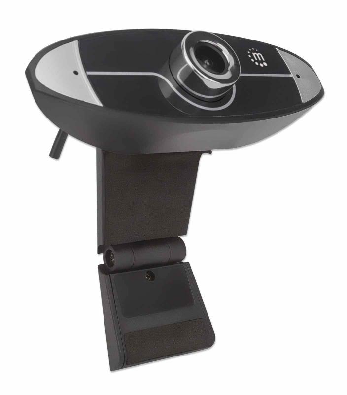 Manhattan 462013 cámara web 1 MP 1280 x 720 Pixeles USB 2.0 Negro