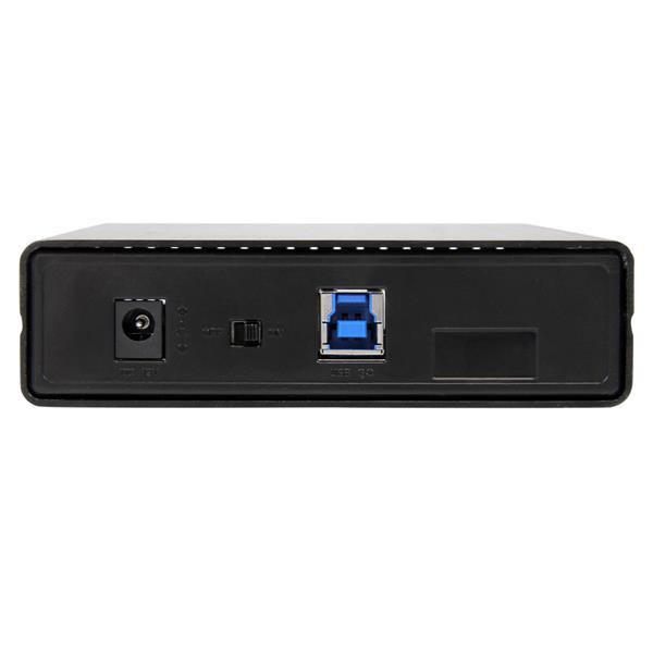 StarTech.com Gabinete USB 3.0 de Disco Duro SATA 3 III 6Gbps de 3.5 Pulgadas Externo con UASP - Alum
