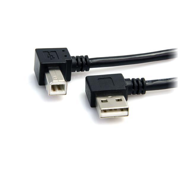 StarTech.com Cable USB 91cm para Impresora Acodado en Ángulo - 1x USB A Macho - 1x USB B Macho - Ad