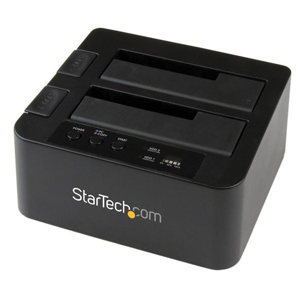 StarTech.com Dock USB 3.0 y eSATA Copiadora de Unidades de Disco SATA 6Gbps de 2.5 y 3.5 Pulgadas - 