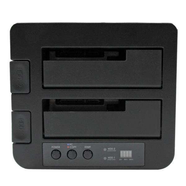 StarTech.com Dock USB 3.0 y eSATA Copiadora de Unidades de Disco SATA 6Gbps de 2.5 y 3.5 Pulgadas - 