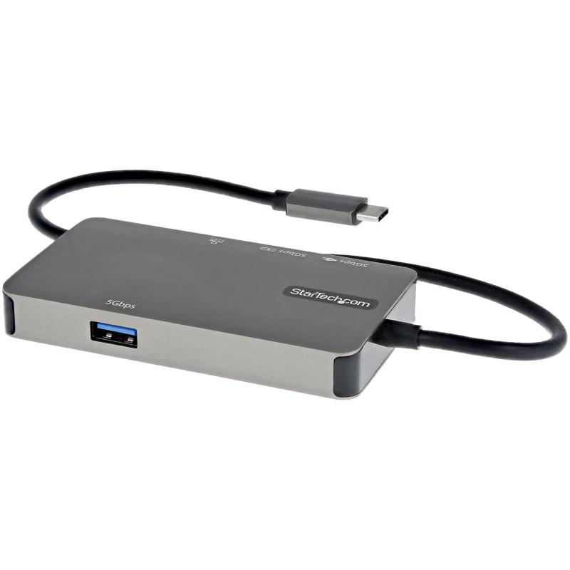 StarTech.com Adaptador Multipuertos USB-C - Docking Station USB Tipo C a HDMI 4K30 o VGA 1080p - Rep