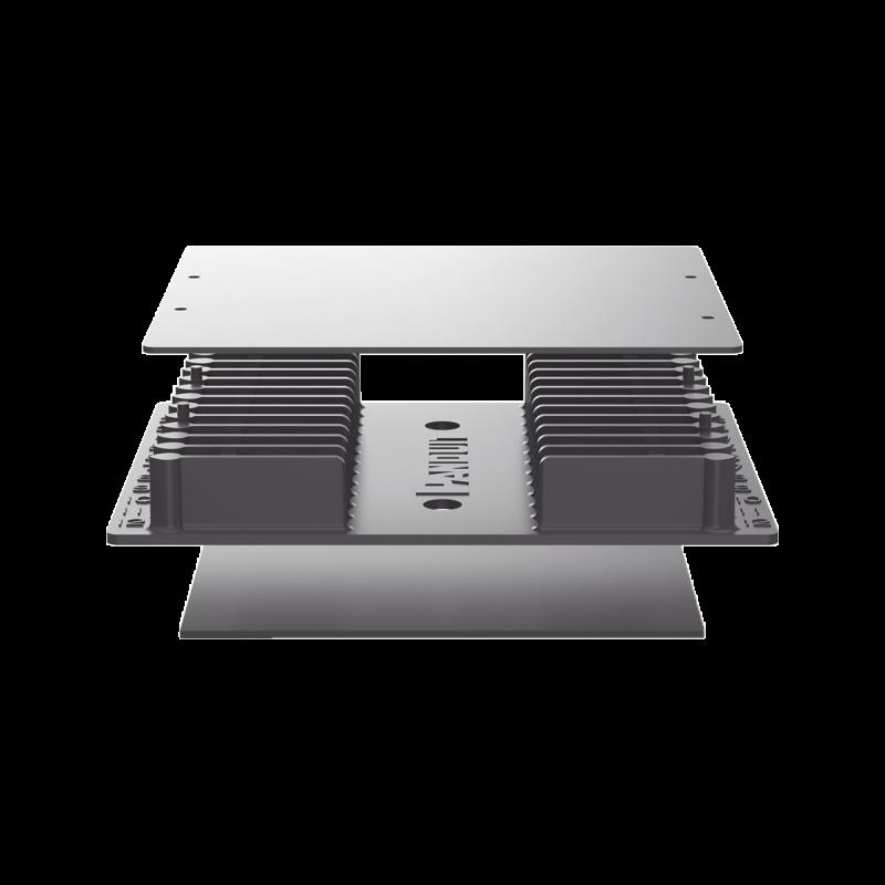 Charola de Empalme para Fibra Óptica, Para Protección de 24 Empalmes de Fusión o Mecánicos, Comp