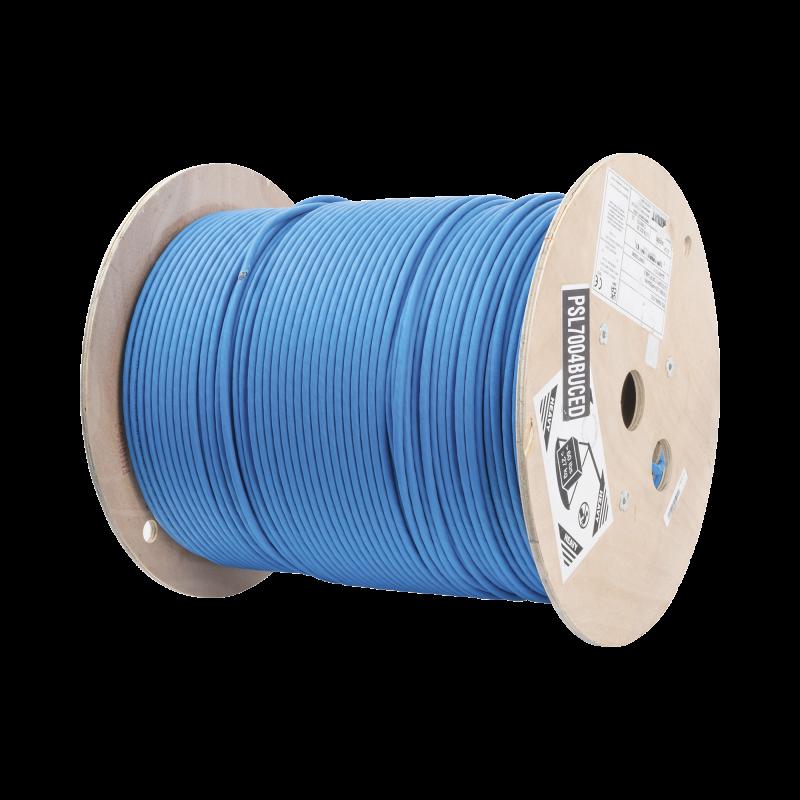 Bobina de Cable Blindado S/FTP de 4 pares, Cat7, Inmune a Ruido e Interferencias, LSZH (Bajo humo, C