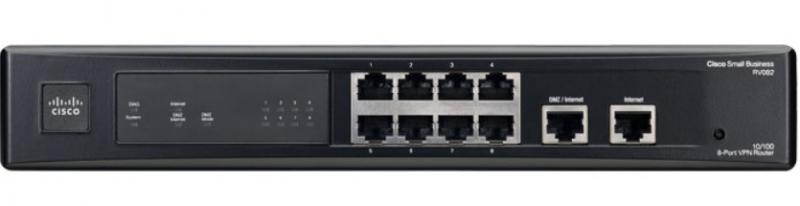 Cisco RV082 Ethernet Negro enrutador