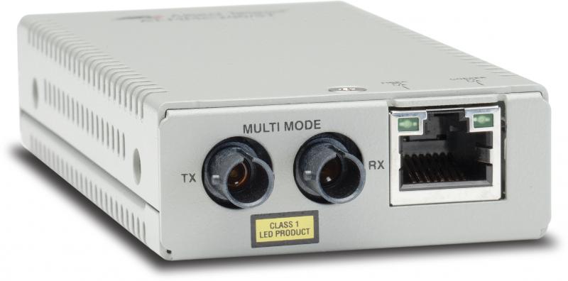 Allied Telesis AT-MMC200/ST-960 convertidor de red 100 Mbit/s 1310 nm Multimodo Gris