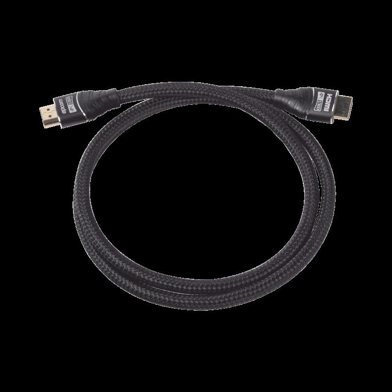 Cable HDMI versión 2.0 redondo de 1m (3.2 ft) optimizado para resolución 4K ULTRA HD RHDMI1M