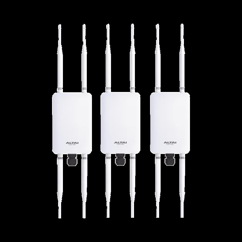 Kit 3 Puntos de Acceso CX-200, Wave2, Dual Band, Antenas Omnidireccionales 5 dBi CX200.KIT